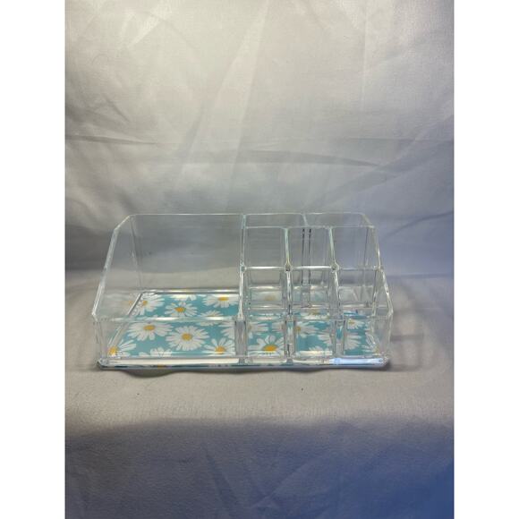 Sorbus Daisy Acrylic Makeup Storage Organizer Display - Picture 1 of 4
